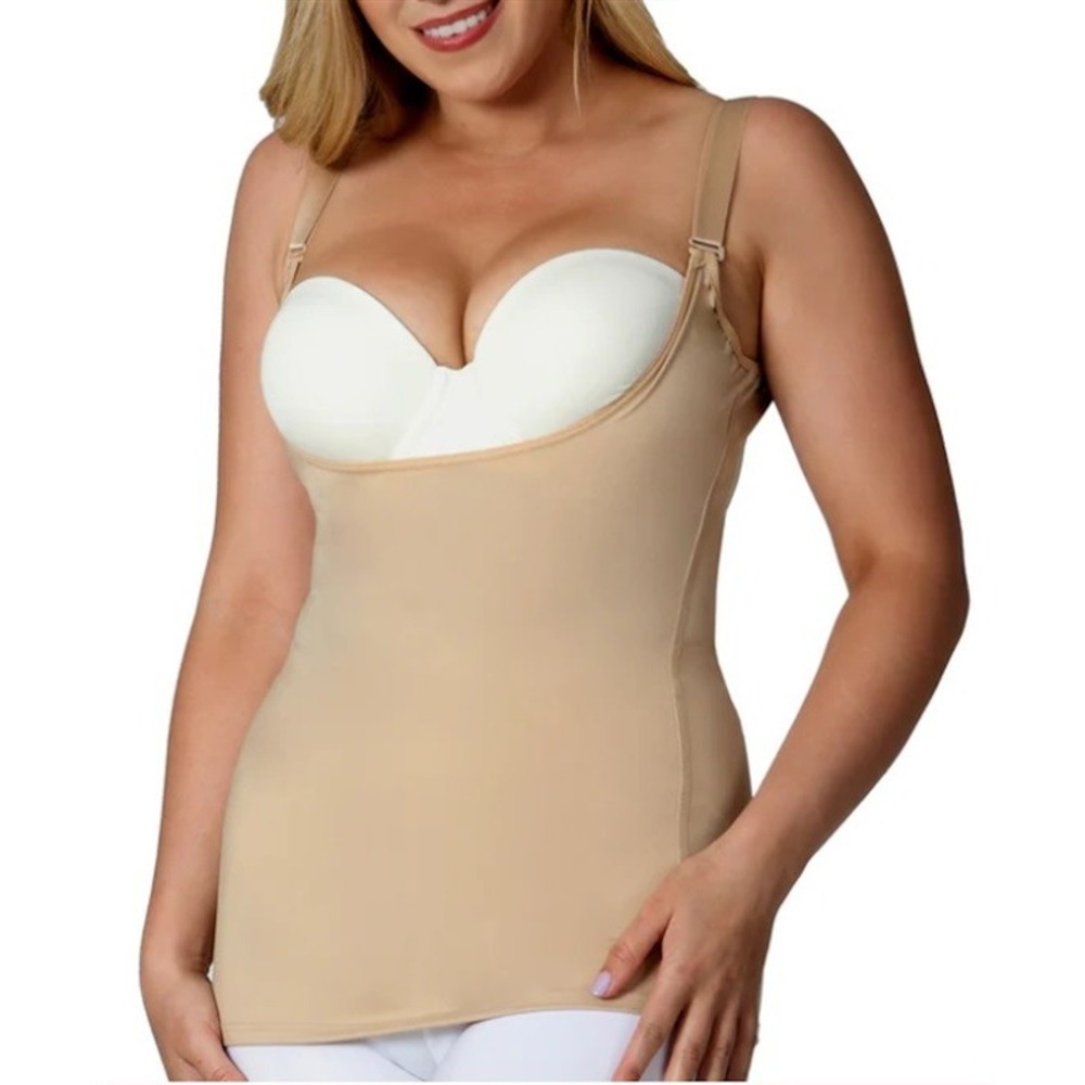 NWT InstantFigure 4X Underbust Tank Top with Bra Straps WTBS004 121328